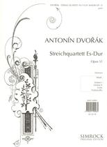 Dvorak String Quartet Op51 Eb Parts Sheet Music Songbook