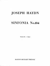 Haydn Sinfonia No 104 Cello Sheet Music Songbook