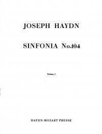 Haydn Sinfonia No 104 Violin 1 Sheet Music Songbook