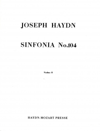 Haydn Sinfonia No 104 Violin 2 Sheet Music Songbook