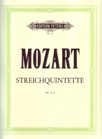 Mozart String Quintets No 4-8 Sheet Music Songbook