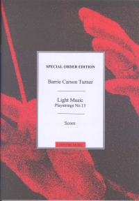 Light Music Barrie (score) Playstrings 13 Sheet Music Songbook