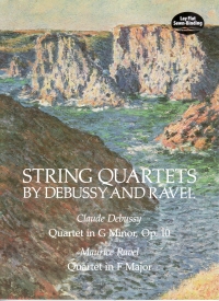 Debussy & Ravel String Quartets Full Score Sheet Music Songbook