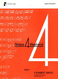 Options 4 Woodwind Folio 1 (3 Schubert Dances) Sheet Music Songbook