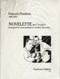 Poulenc Novellette In C Major (wind Quintet) Sheet Music Songbook