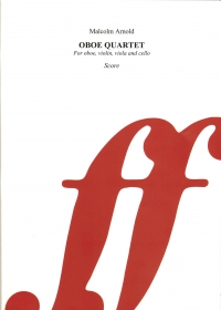 Arnold Oboe Quartet Op61 Score Sheet Music Songbook