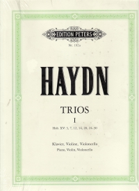 Haydn Trios Vol 1 (pno/violin & Cello) Score & Pts Sheet Music Songbook