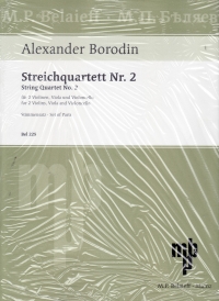 Borodin String Quartet No 2 D Major (parts) Sheet Music Songbook