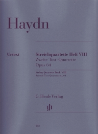 Haydn String Quartets Book 8 Op64 Nos 1-6 Sheet Music Songbook