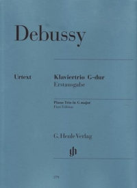 Debussy Piano Trio In G Piano/violin/cello Sheet Music Songbook