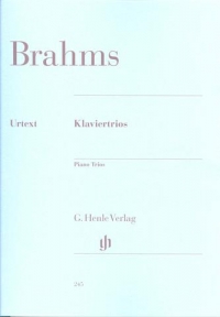 Brahms Piano Trios (3) Op8,87,101 (pno/vln/vc) Sheet Music Songbook