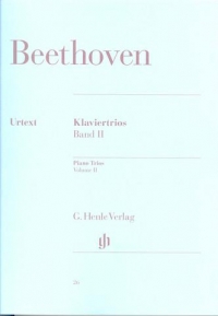 Beethoven Piano Trios Bk 2 Op70 Nos 1-2, 97, 121a Sheet Music Songbook