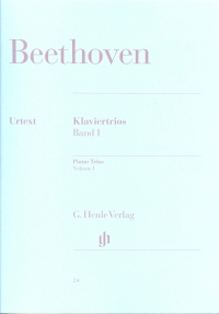 Beethoven Piano Trios Book 1 Op1 Nos 1-3, Op11 Sheet Music Songbook