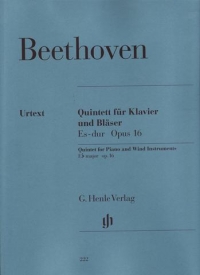Beethoven Piano Quintet Op16 In Eb P/ob/cl/ho/ba Sheet Music Songbook