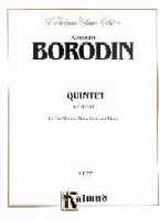 Borodin Piano Quintet C Minor (parts Set) Sheet Music Songbook