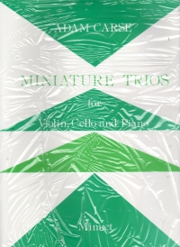 Carse Minuet Miniature Trios 1 Piano Violin  Cello Sheet Music Songbook