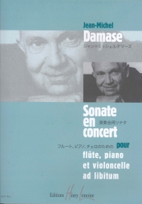 Damase Sonata En Concert Op17 Score & Parts Sheet Music Songbook