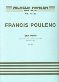Poulenc Sextuor Sextet Score & Parts Sheet Music Songbook