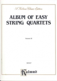 Album Of Easy String Quartets Vol 3 Sheet Music Songbook