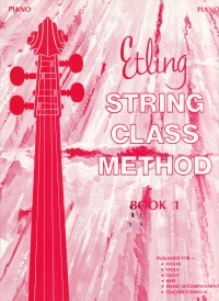 Etling String Class Method Book 1 Piano Accomp Sheet Music Songbook