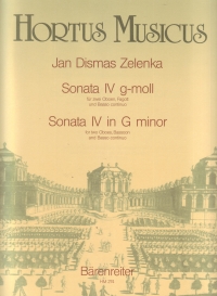 Zelenka Sonata No 4 Gmin (vln/ob/bassoon/pno) Sheet Music Songbook