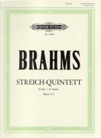 Brahms String Quintet G Op111 Sheet Music Songbook