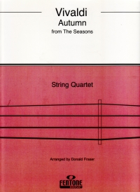 Vivaldi Autumn From The Seasons String Quartet Sheet Music Songbook