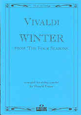 Vivaldi Winter From The Seasons String Quartet Sheet Music Songbook