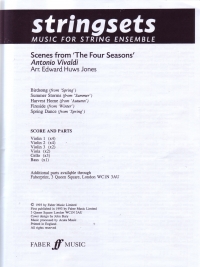 Stringsets Scenes From 4 Seasons Vivaldiscoreparts Sheet Music Songbook