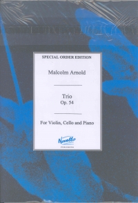 Arnold Piano Trio Piano Violin & Cello Op54 Sc&pts Sheet Music Songbook