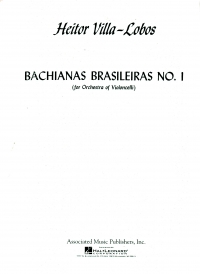 Villa-lobos Bachianas Brasileiras No 1 8vc  Parts Sheet Music Songbook