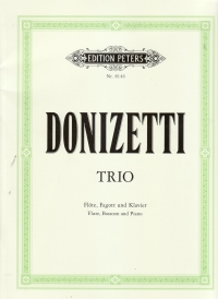 Donizetti Trio Flute/bassoon/pf Sheet Music Songbook