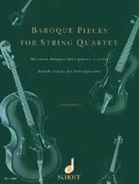 Baroque Pieces For String Quartet Kember Sheet Music Songbook