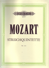 Mozart String Quintet Vol 1 Set Of Parts Sheet Music Songbook