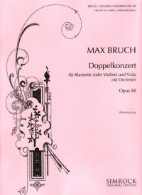 Bruch Double Concerto Op 88 Clarinet/viola/piano Sheet Music Songbook