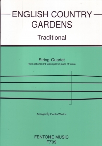 English Country Gardens String Quartet Sheet Music Songbook