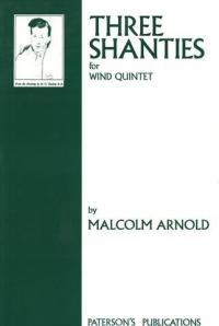 Arnold Three Shanties Wind Quintet (parts) Sheet Music Songbook