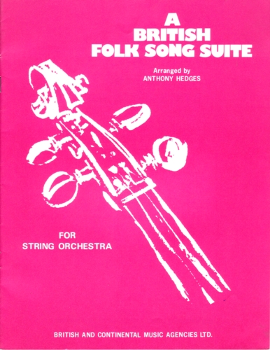 Hedges British Folk Song Suite Str Orch Score Sheet Music Songbook