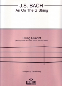 Bach Air On The G String String Quartet Mcnutty Sheet Music Songbook