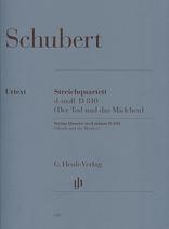 Schubert String Quartet Dmin (der Tod-das Madchen) Sheet Music Songbook