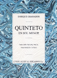 Granados Quinteto En Sol Menor Pf Quintet Parts Sheet Music Songbook