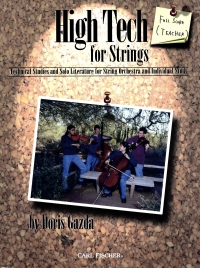 High Tech For Strings Gazda Full Score Sheet Music Songbook