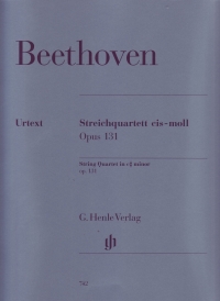 Beethoven String Quartet Op131 Cmin Parts Set Sheet Music Songbook