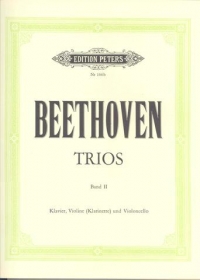 Beethoven Piano Trios Vol 2 Op38 Based Op20 & Op36 Sheet Music Songbook