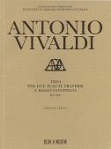 Vivaldi Trio Per Due Flauti Traversi & Bc Rv800 Sheet Music Songbook