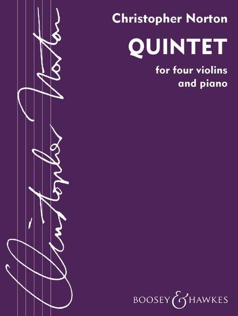 Norton Quintet 4 Violins & Piano Sheet Music Songbook