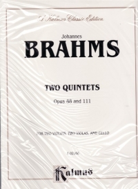 Brahms Quintets (2) Op88, 111 2 Vn/2 Va/vc Sheet Music Songbook