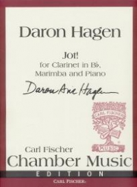 Hagen Jot Cl/marimba/pf Sheet Music Songbook