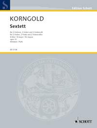 Korngold String Sextet Set Of Parts Sheet Music Songbook