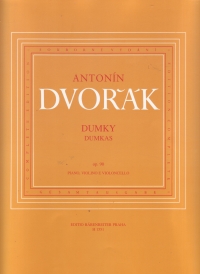 Dvorak Piano Trio Op90 E Minor (dumky) Sheet Music Songbook